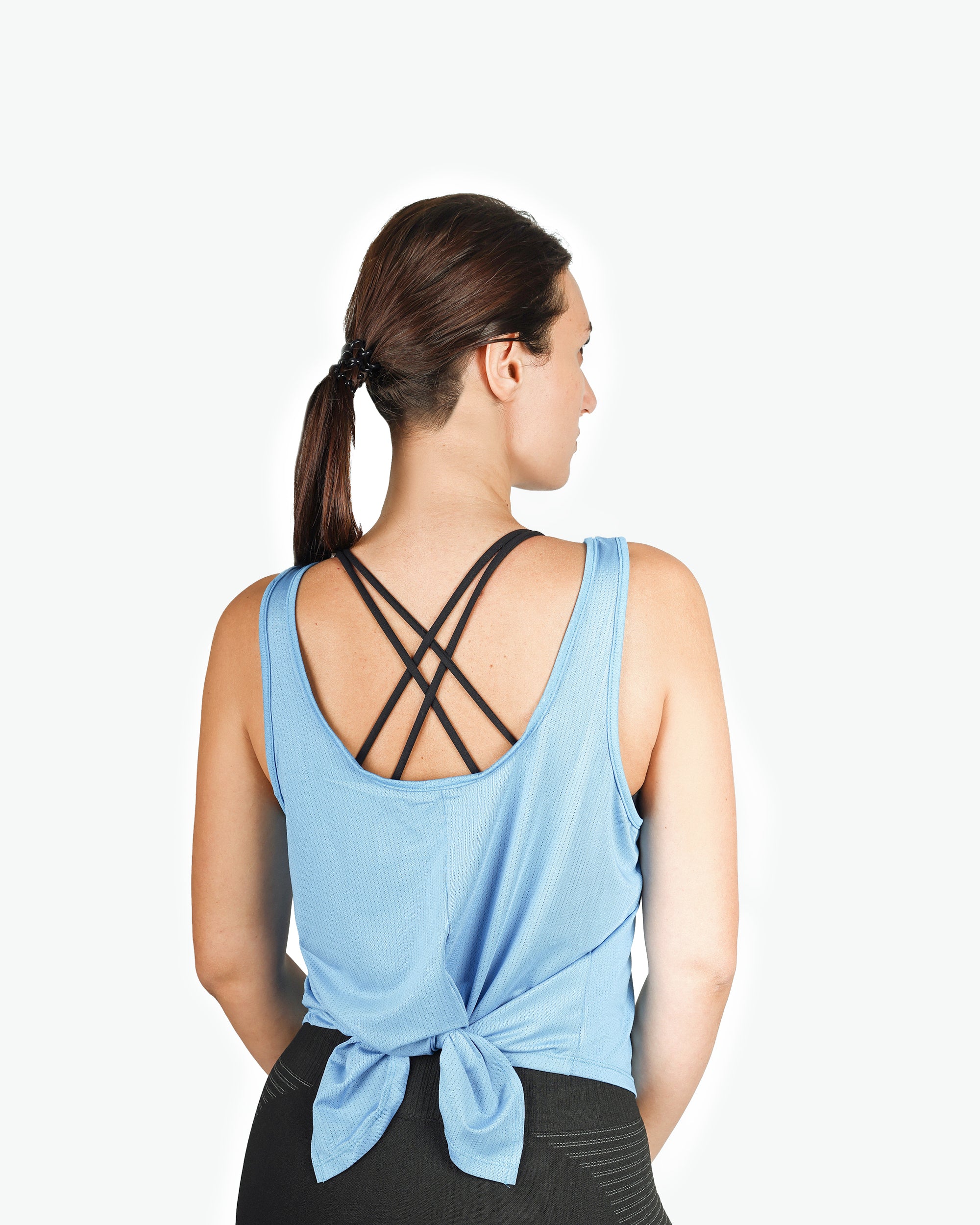 BreezyBack Tie back Tank Top - THUGFIT