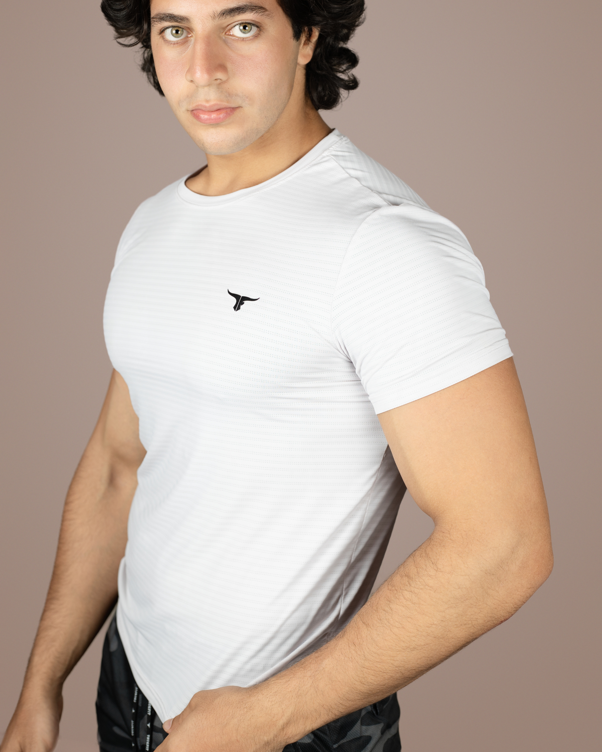 THUGFIT AirmanArmor - Men's Muscle Fit T-Shirt - White - THUGFIT