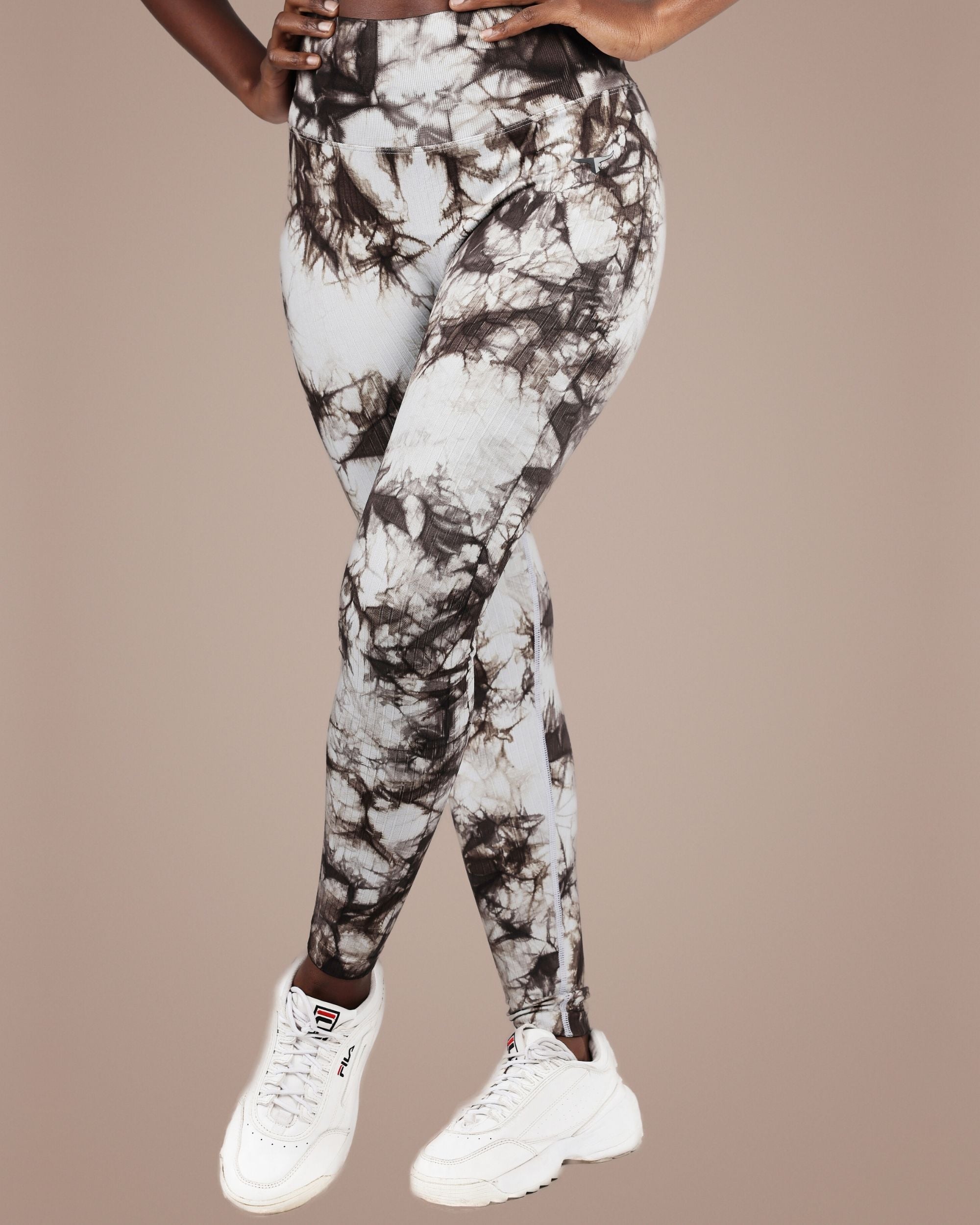 THUGFIT FunkyHues Performance-Stride Fitness Leggings -Grey - THUGFIT