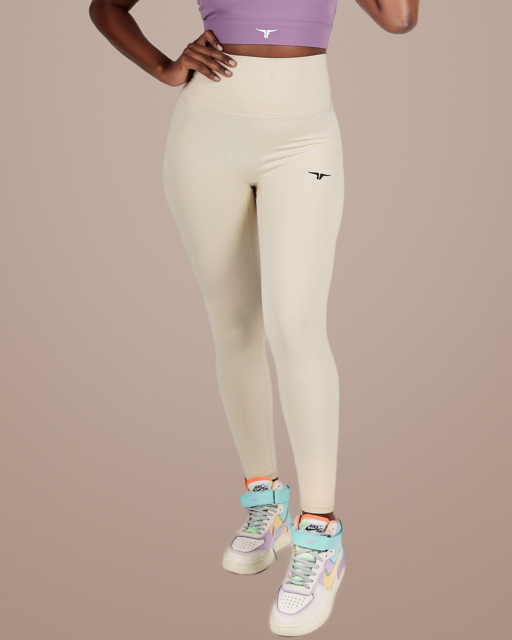 THUGFIT FunkyHues Performance-Stride Fitness Leggings -Grey