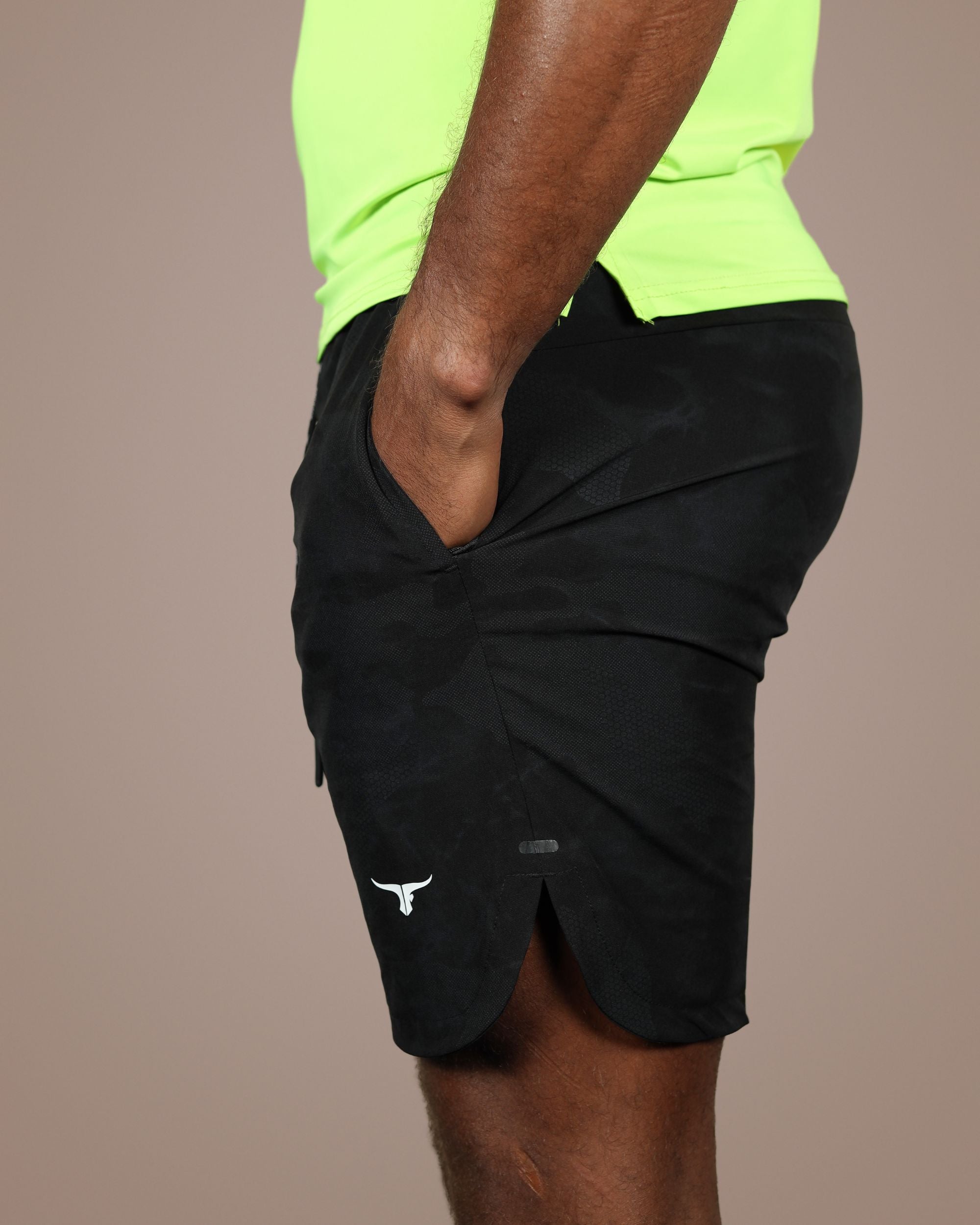 ProTech Activewear Men's Shorts (7" Inseam)- Black - THUGFIT