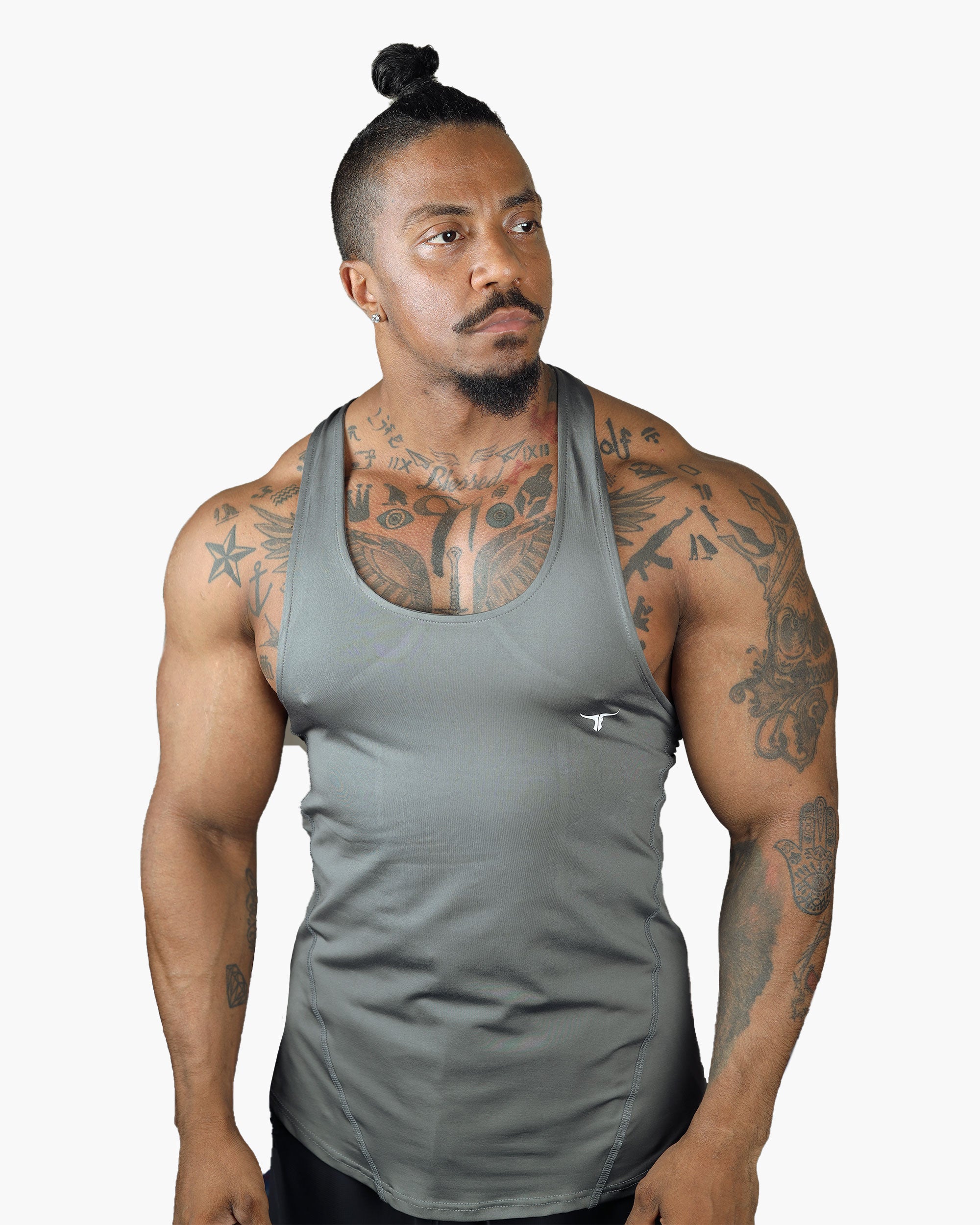 MuscleHustle  Slim Fit Tank Top - THUGFIT
