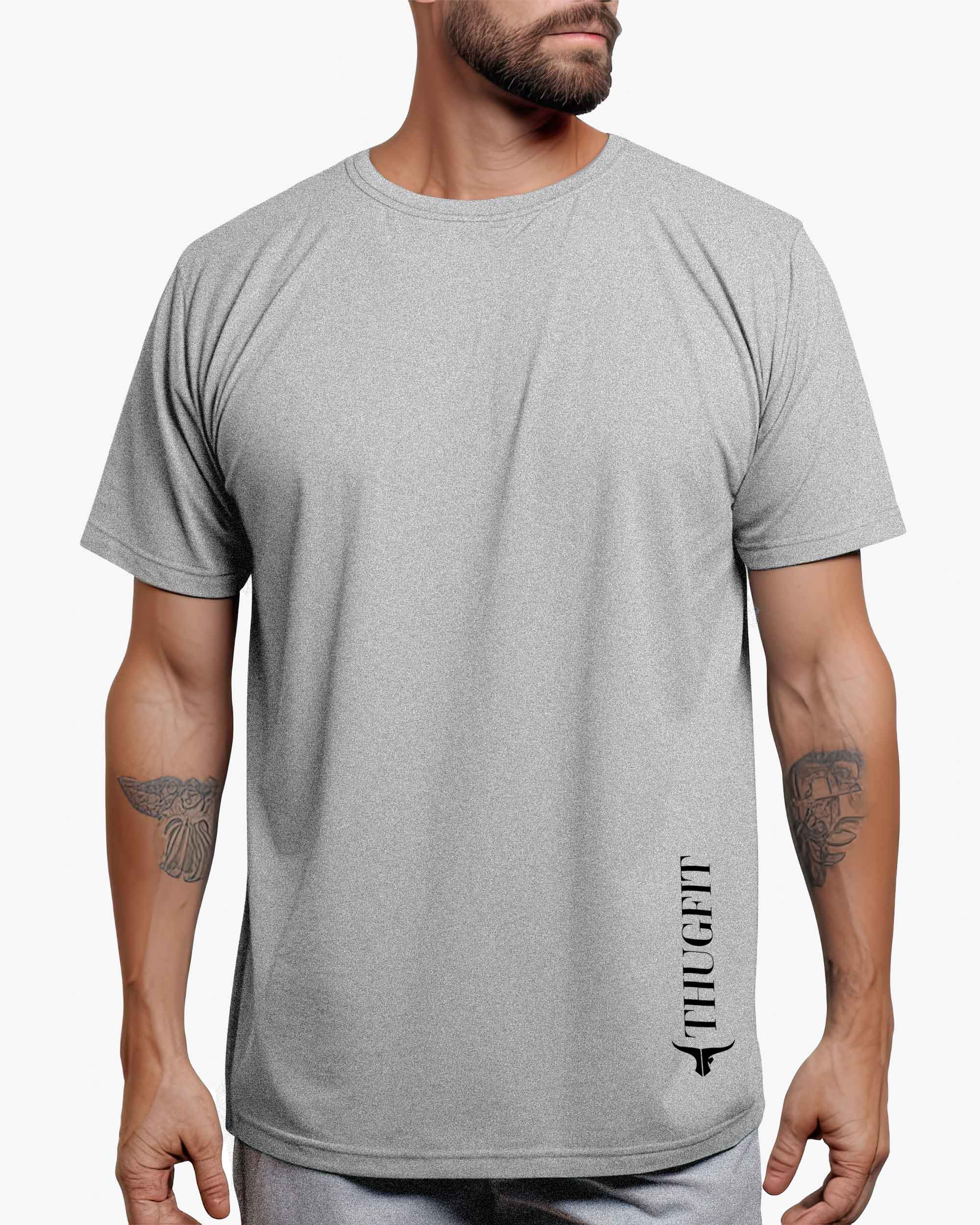 THUGFIT CoreComfort Essential Men's T-Shirt Grey